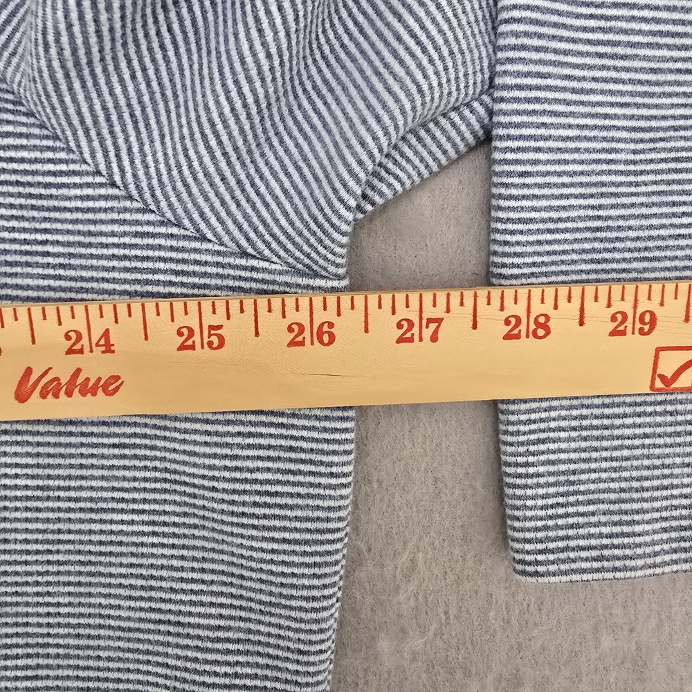 Vineyard Vines Pullover Mens 2XL Blue Stripe 1/4 Zip Saltwater Mock Neck - Picture 10 of 12